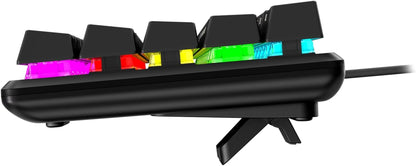 Alloy Origins 60 - Mechanical Gaming Keyboard, Ultra Compact 60% Form Factor, Double Shot PBT Keycaps, RGB LED Backlit, NGENUITY Software Compatible - Linear  Red Switch,Black